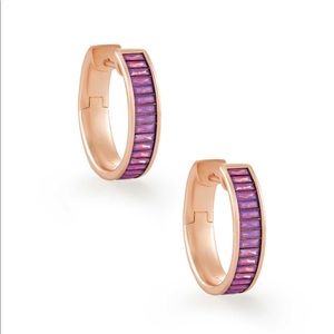 Kendra Scott Jack Rose Gold Hoop Earrings